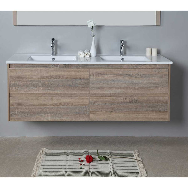 Aulic Leo Wall Hung Vanity in Multiple Sizes  11-CAWH04