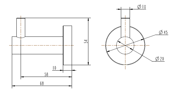 Round Robe Hook 44-8301